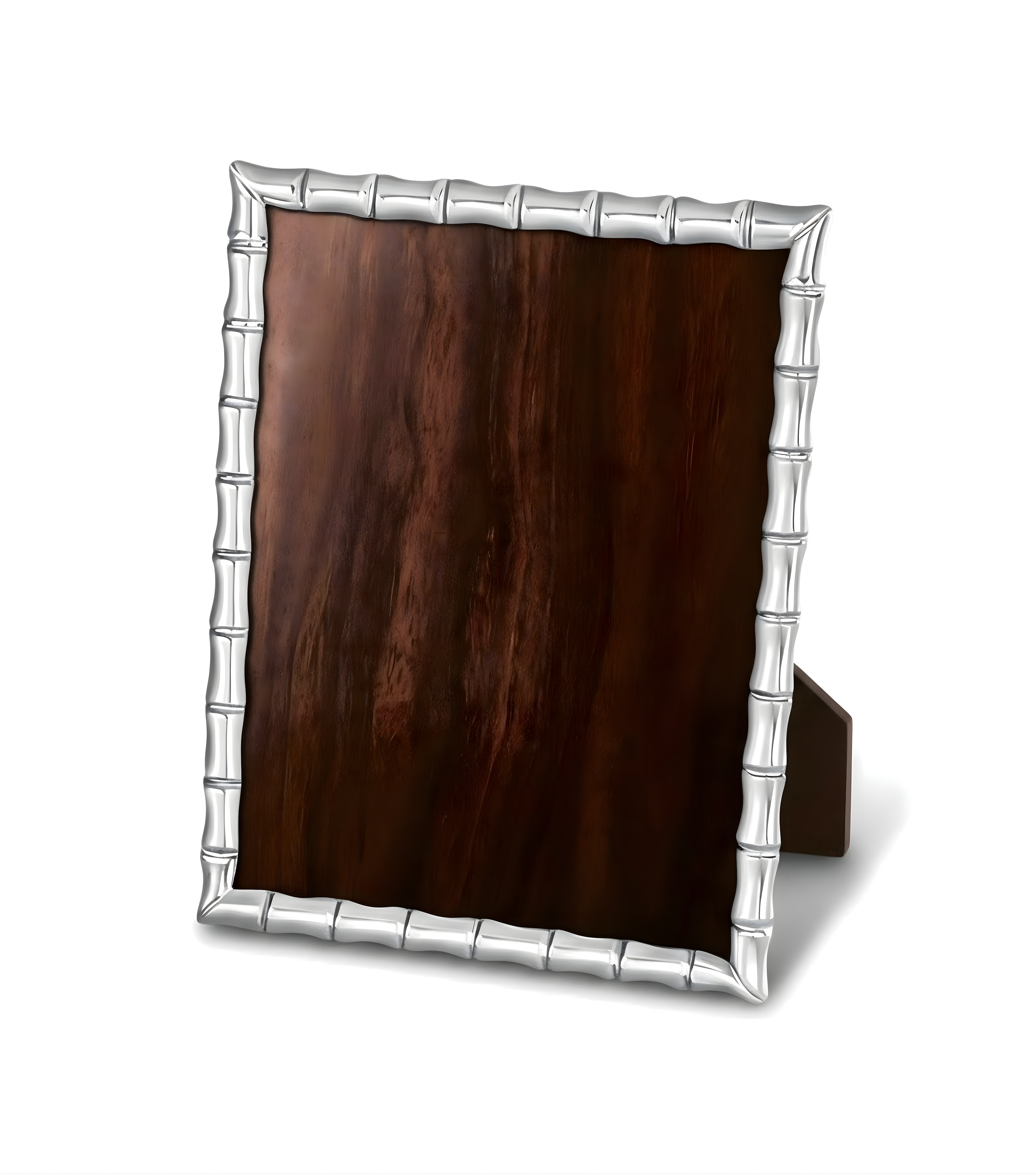 900 premium silver bamboo picture frame with cultural Chinese-inspired design, handcrafted home decoration gift for newlyweds by Saad of Egypt