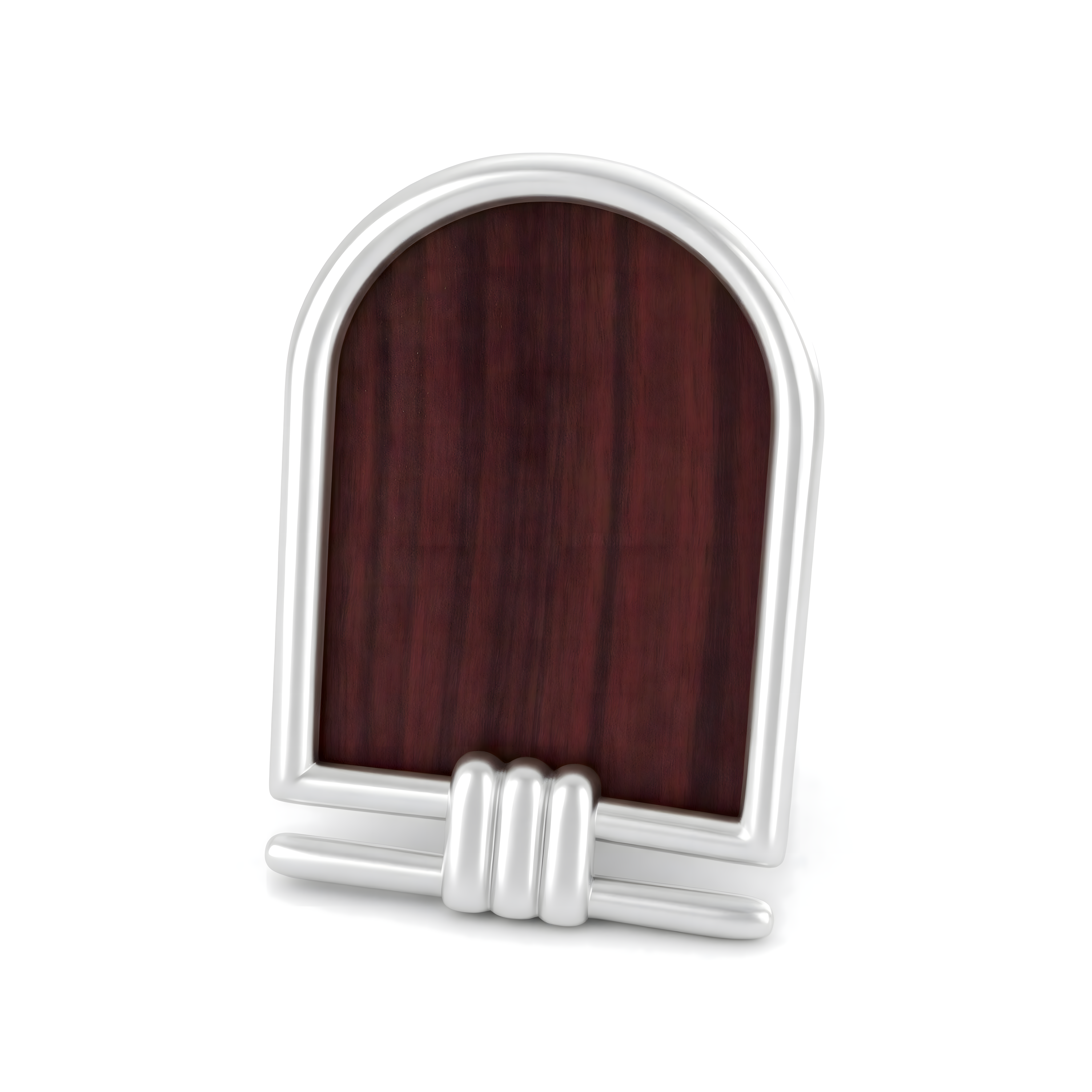 Pharaonic Cartouche picture frame in 900 premium silver symbolizing eternal life. Handcrafted Egyptian home decoration gift by Saad of Egypt
