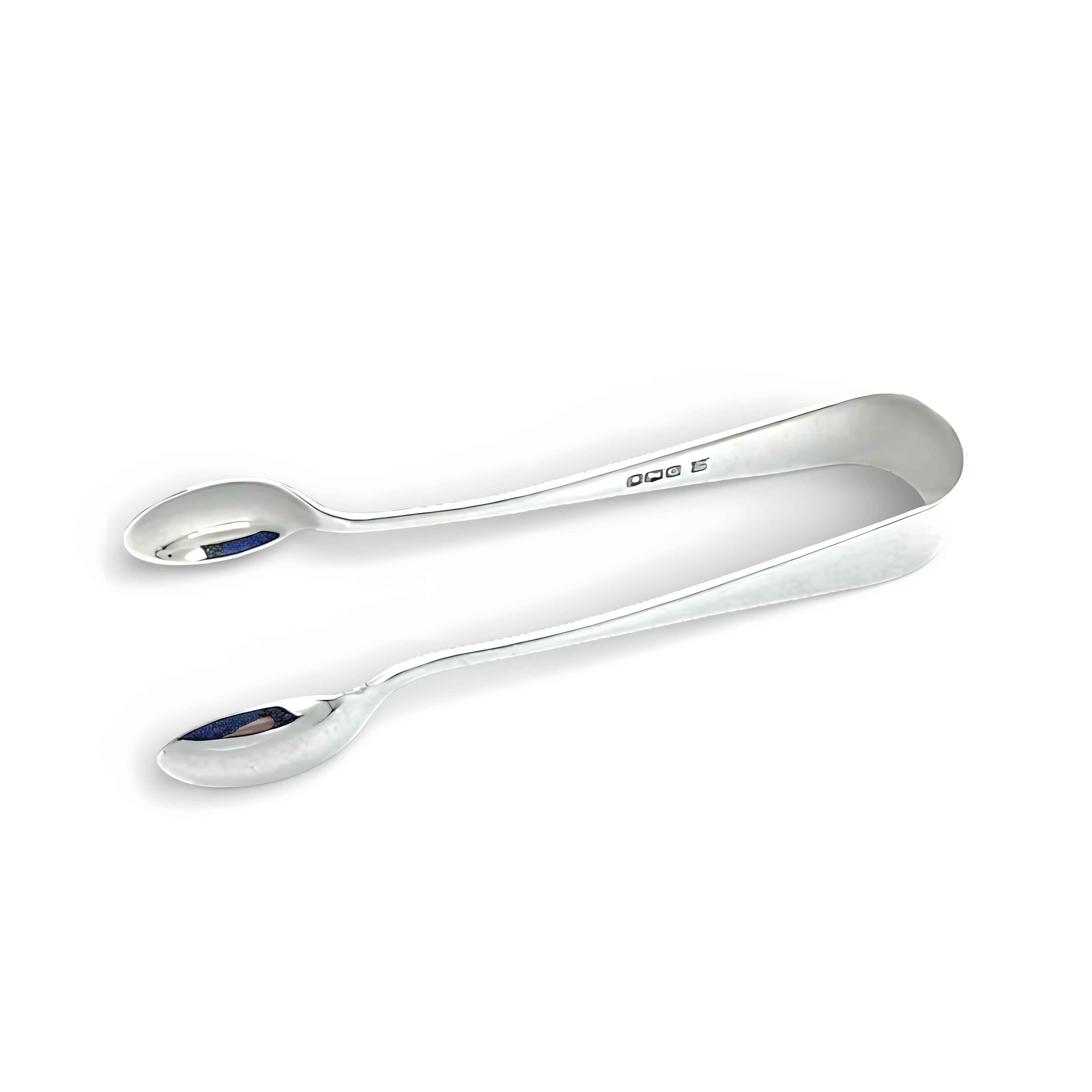 Handcrafted premium silver grade 900 Sugar Tongs for elegant tea & coffee service. Luxury tableware gift by Saad of Egypt