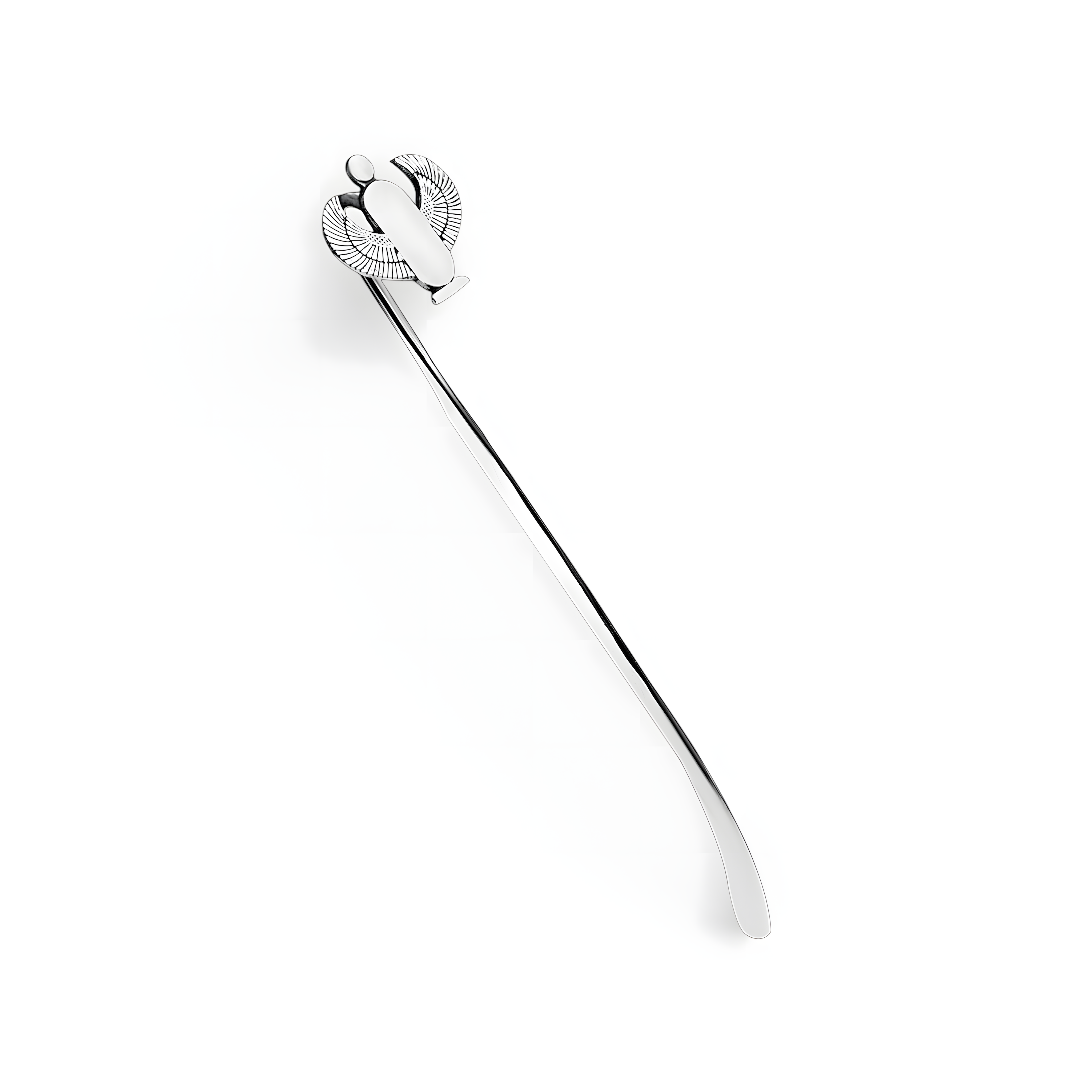 Winged Cartouche Letter Opener and Bookmark in 925 sterling silver with Egyptian symbolism. Handcrafted an elegant office gift by Saad of Egypt